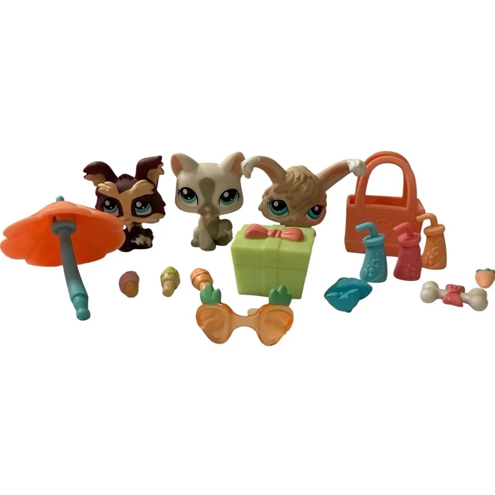 Littlest Pet Shop Balloons N Treats Party Set #1471 #1472 #1473 Hasbro LPS
